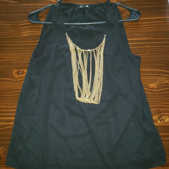 black tank with attached chains - Picture 1 of 1